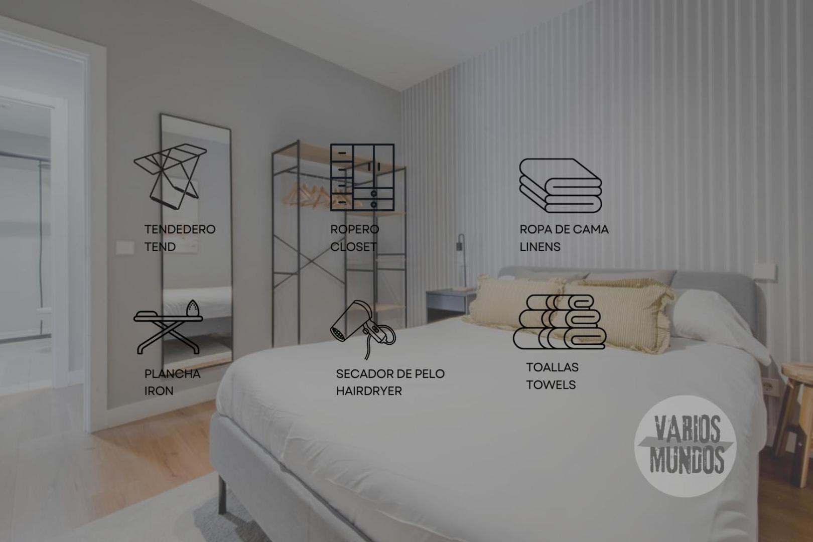 Modern Apt & Cool Interior Design A 20 Metros Del Retiro E1 Мадрид Екстер'єр фото